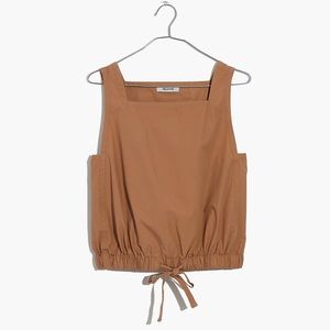 Madewell square neck bubble top